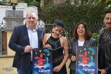 La presentación del programa del Carnaval de Telde 2019 tuvo lugar en El Casino La Unión (Foto TA)